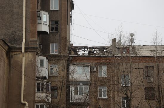 Russia Ukraine Military Operation Shelling