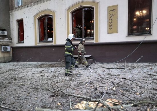 Russia Ukraine Military Operation Shelling