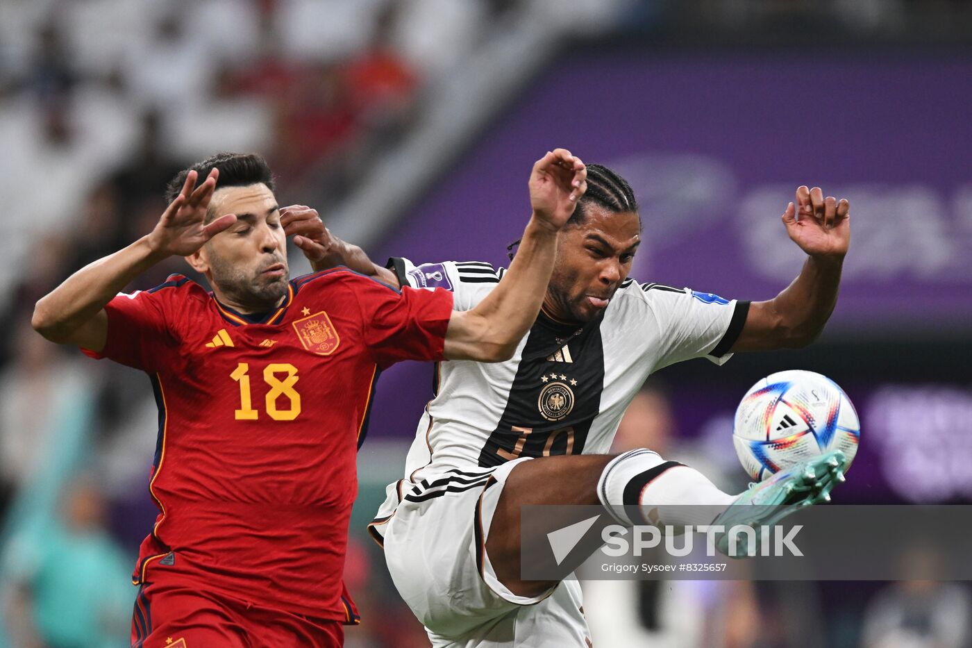 Qatar Soccer World Cup Spain - Germany