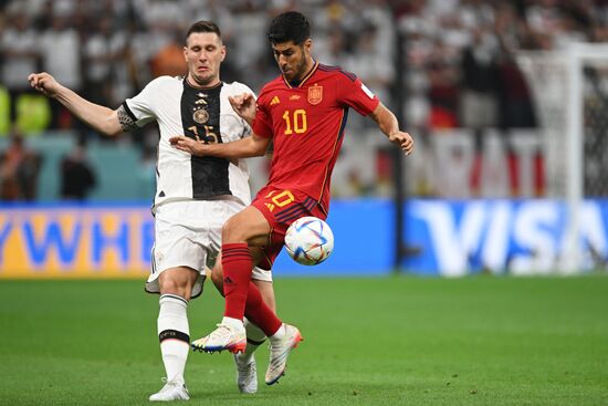 Qatar Soccer World Cup Spain - Germany