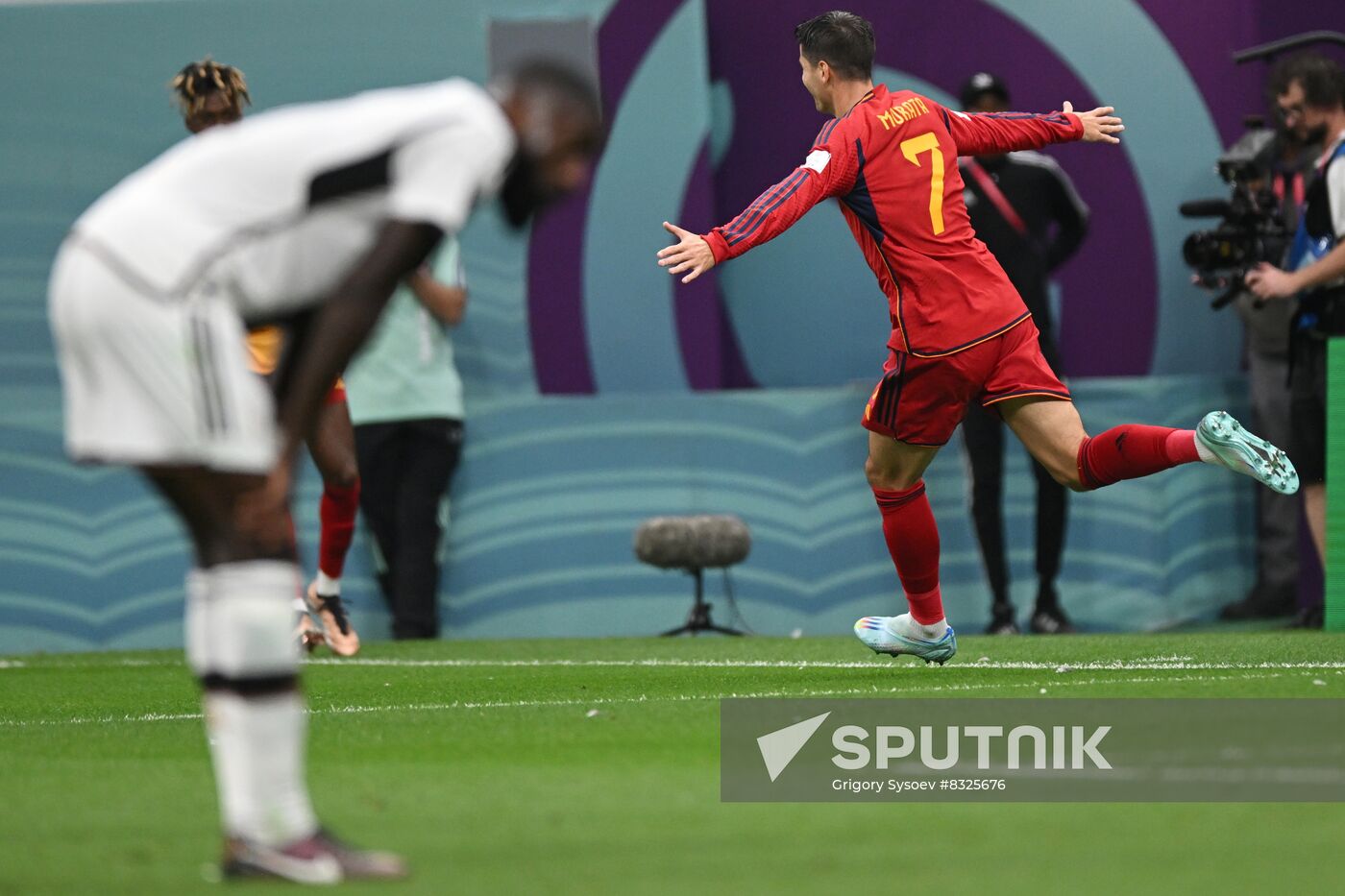 Qatar Soccer World Cup Spain - Germany