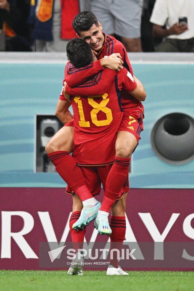 Qatar Soccer World Cup Spain - Germany