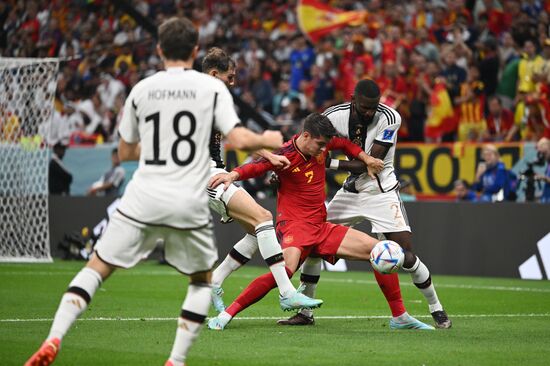 Qatar Soccer World Cup Spain - Germany