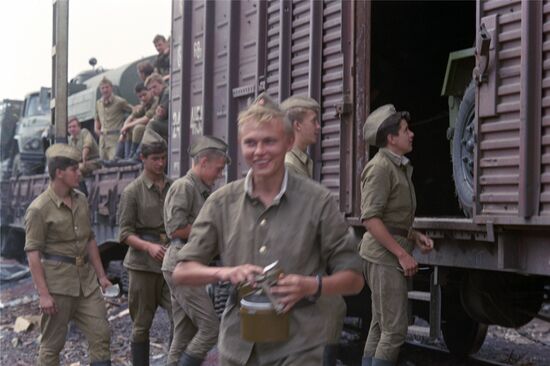 Withdrawing Southern Troops of Soviet Army from Hungary