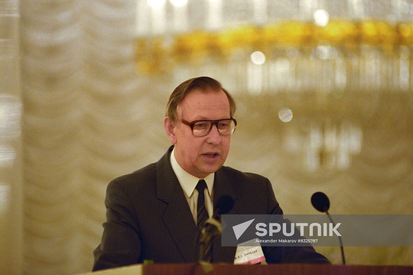 First Deputy Chairman of State Planning Committee of USSR Valentin Smyslov