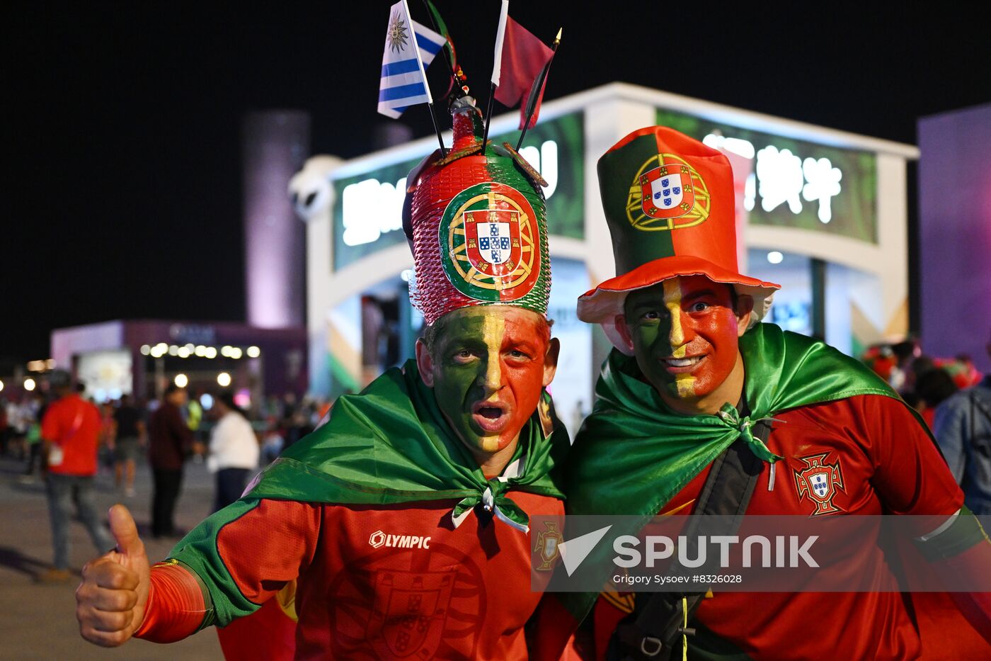 Qatar Soccer World Cup Portugal - Uruguay