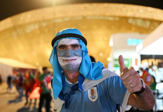 Qatar Soccer World Cup Portugal - Uruguay