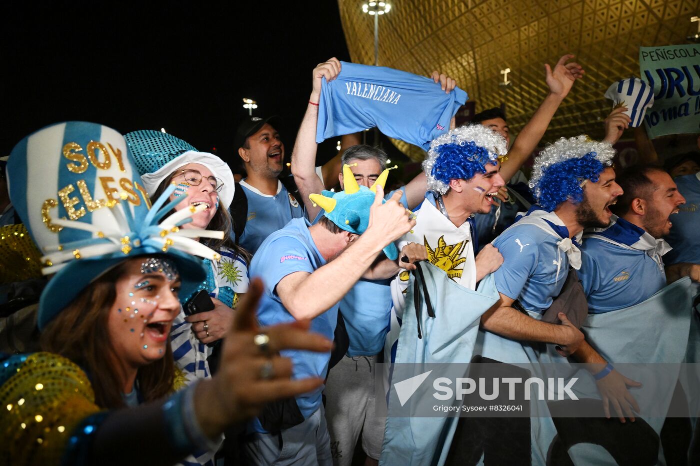 Qatar Soccer World Cup Portugal - Uruguay