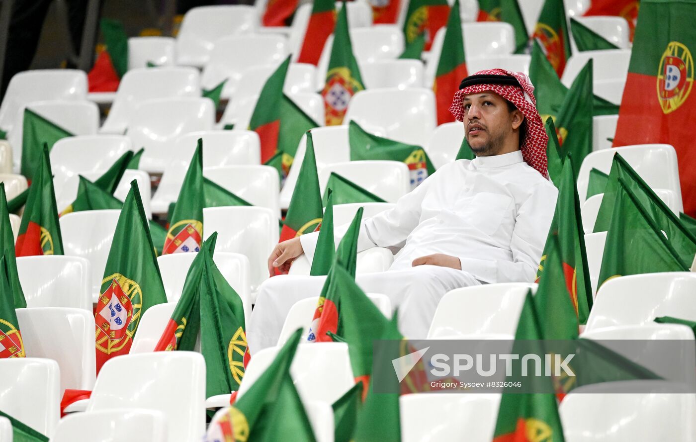 Qatar Soccer World Cup Portugal - Uruguay