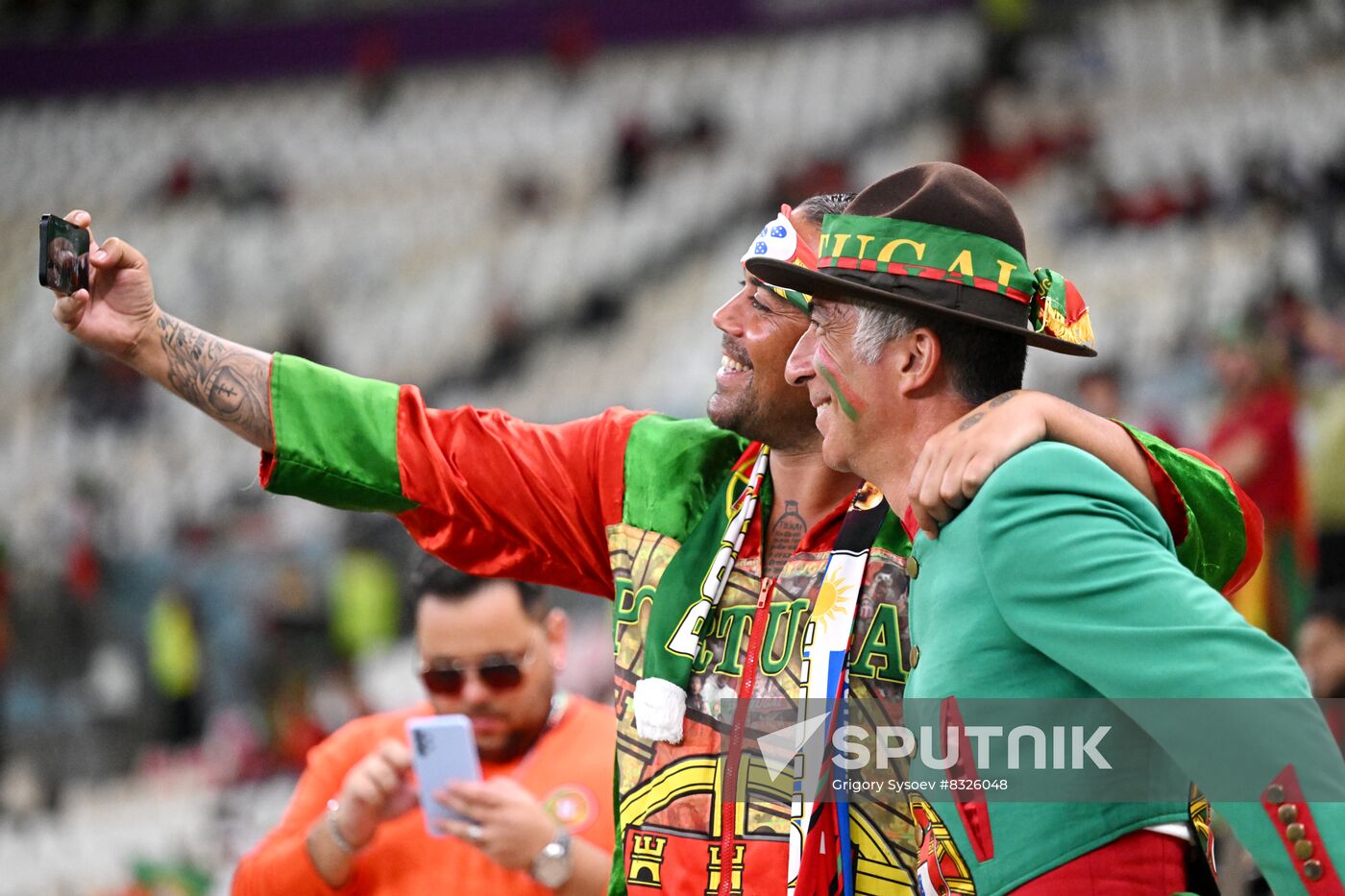 Qatar Soccer World Cup Portugal - Uruguay