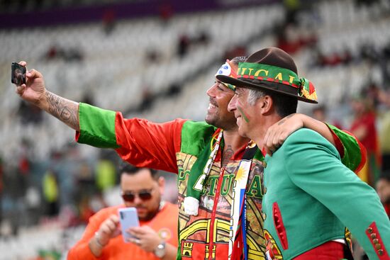 Qatar Soccer World Cup Portugal - Uruguay