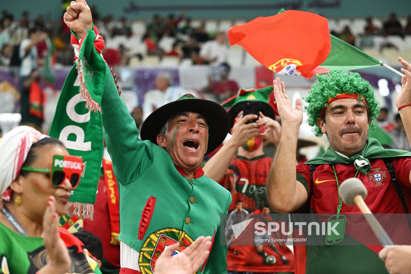Qatar Soccer World Cup Portugal - Uruguay