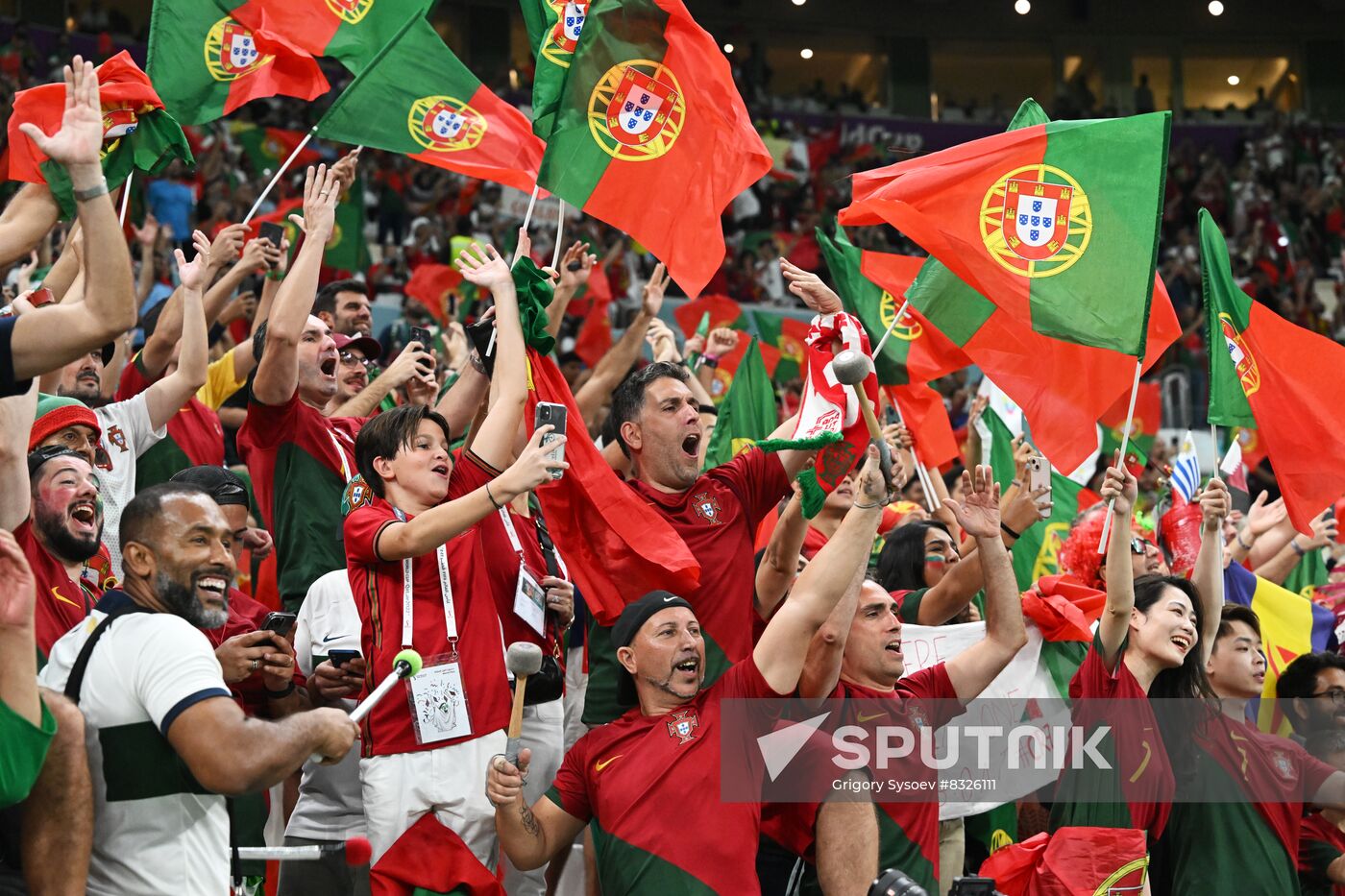 Qatar Soccer World Cup Portugal - Uruguay