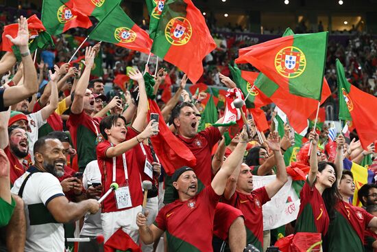 Qatar Soccer World Cup Portugal - Uruguay