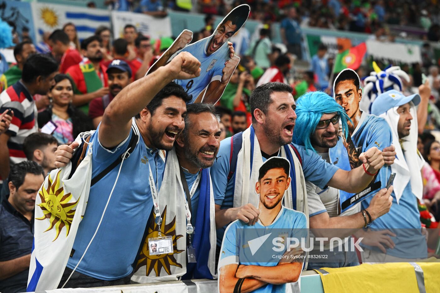 Qatar Soccer World Cup Portugal - Uruguay
