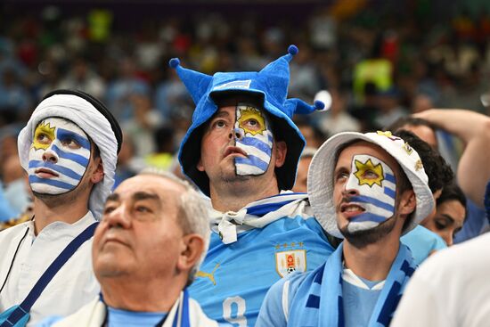 Qatar Soccer World Cup Portugal - Uruguay
