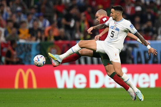 Qatar Soccer World Cup Portugal - Uruguay
