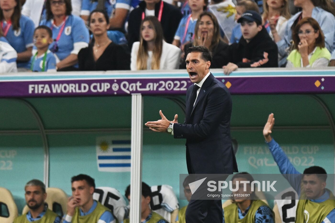 Qatar Soccer World Cup Portugal - Uruguay
