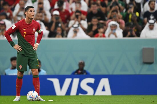 Qatar Soccer World Cup Portugal - Uruguay