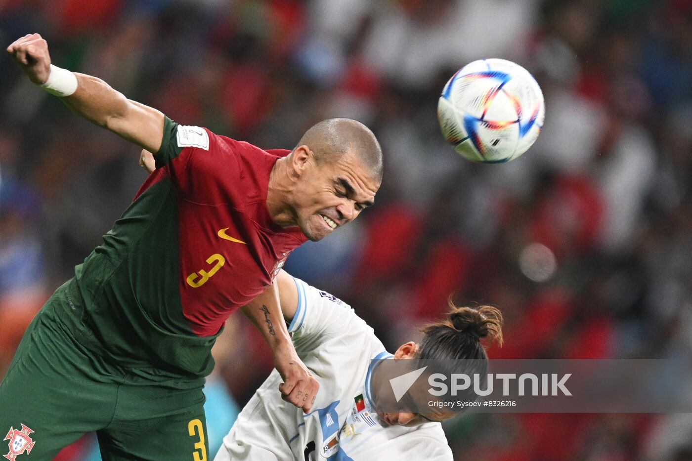 Qatar Soccer World Cup Portugal - Uruguay