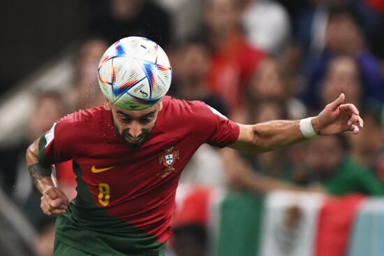 Qatar Soccer World Cup Portugal - Uruguay