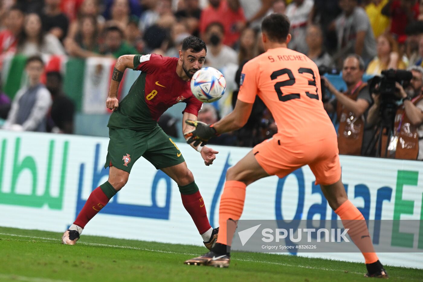Qatar Soccer World Cup Portugal - Uruguay