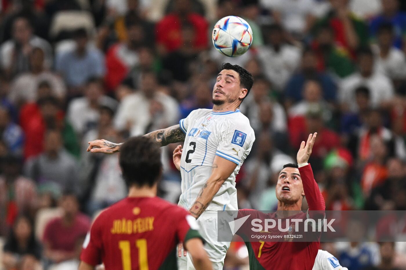 Qatar Soccer World Cup Portugal - Uruguay