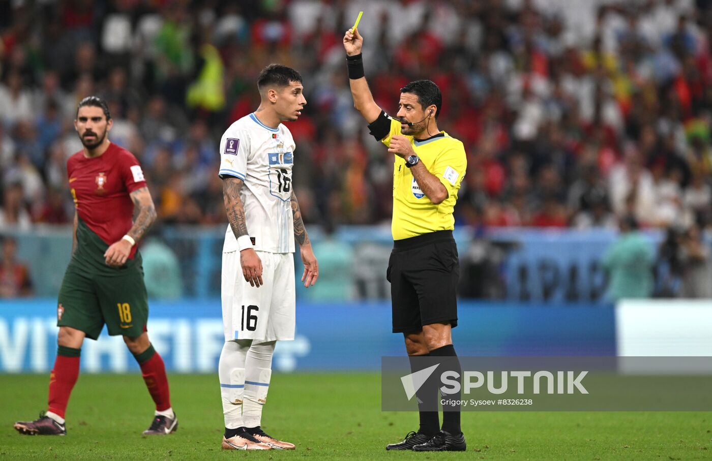 Qatar Soccer World Cup Portugal - Uruguay