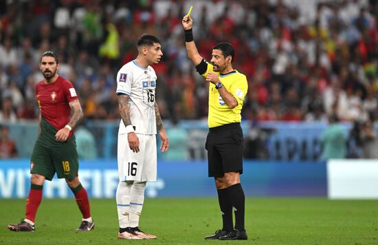 Qatar Soccer World Cup Portugal - Uruguay