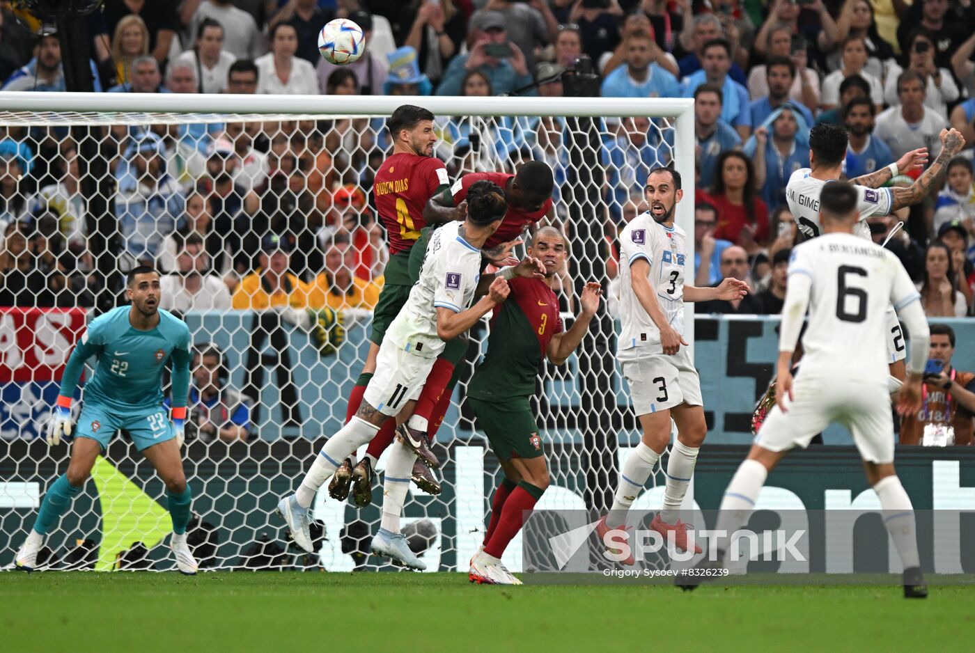 Qatar Soccer World Cup Portugal - Uruguay
