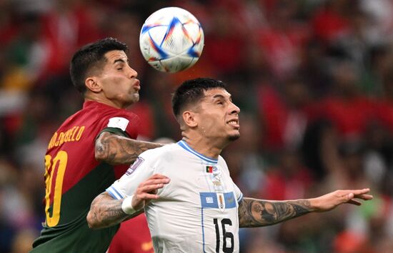 Qatar Soccer World Cup Portugal - Uruguay
