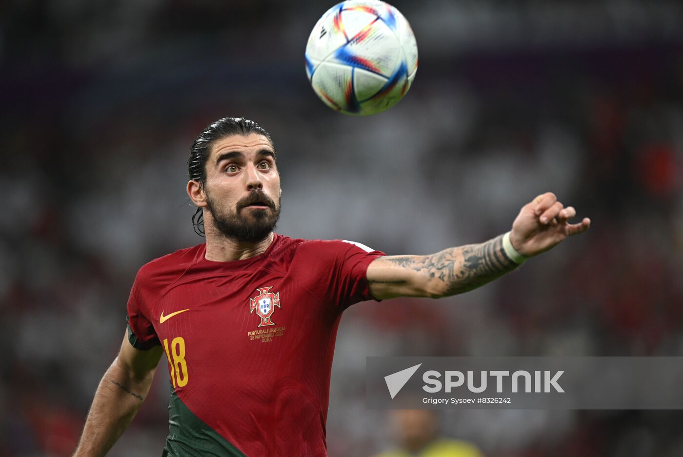 Qatar Soccer World Cup Portugal - Uruguay