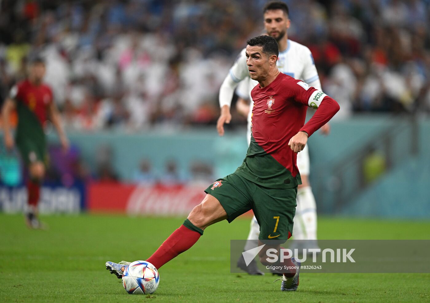 Qatar Soccer World Cup Portugal - Uruguay