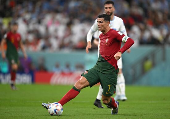 Qatar Soccer World Cup Portugal - Uruguay