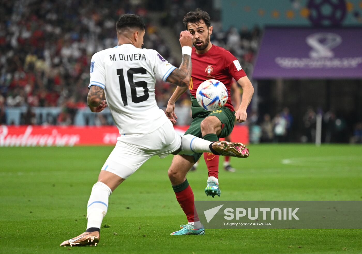 Qatar Soccer World Cup Portugal - Uruguay