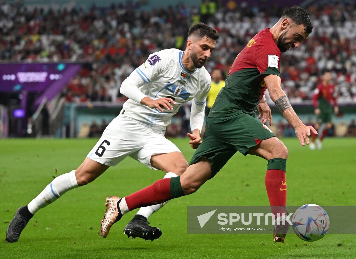 Qatar Soccer World Cup Portugal - Uruguay