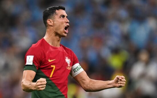 Qatar Soccer World Cup Portugal - Uruguay