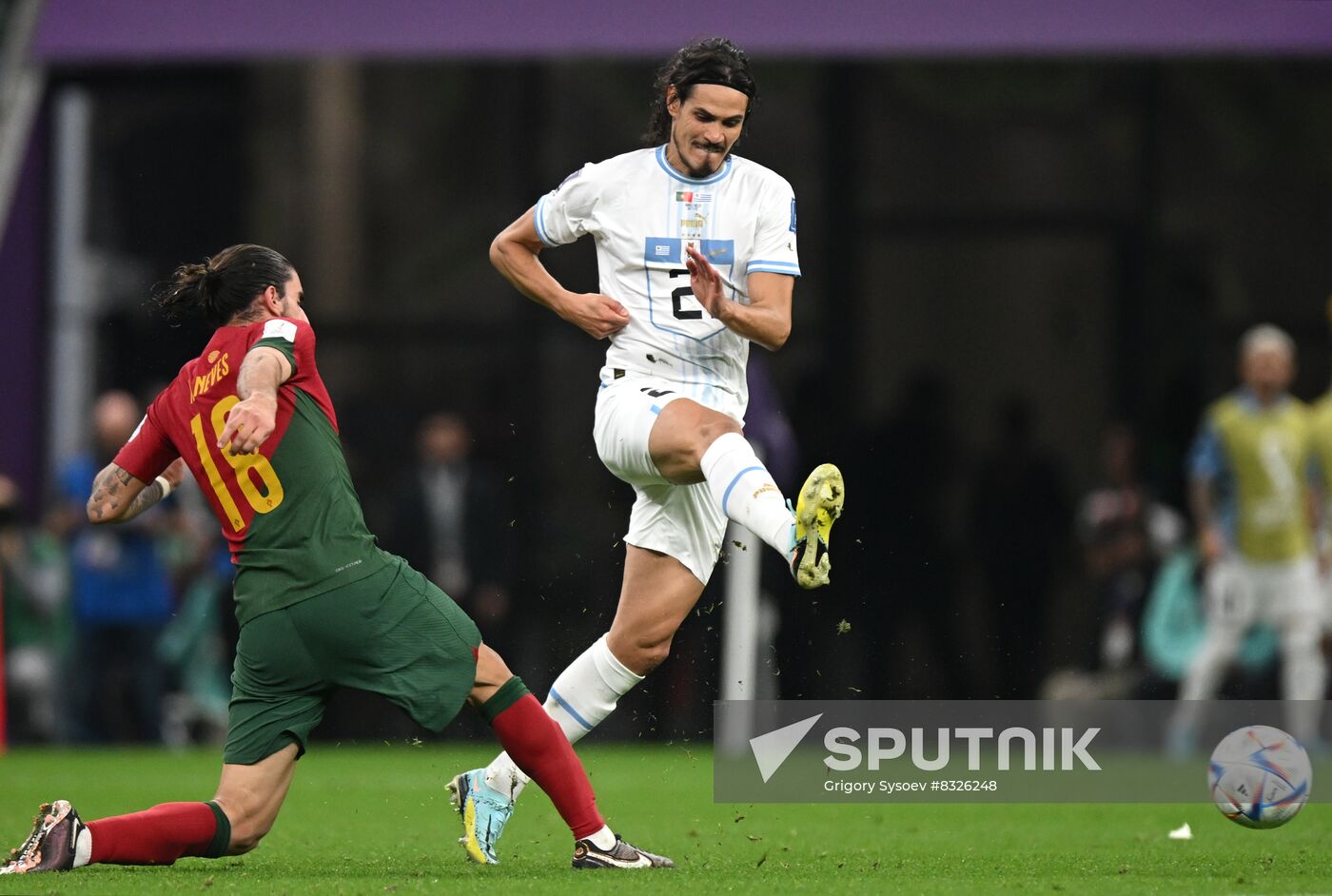 Qatar Soccer World Cup Portugal - Uruguay