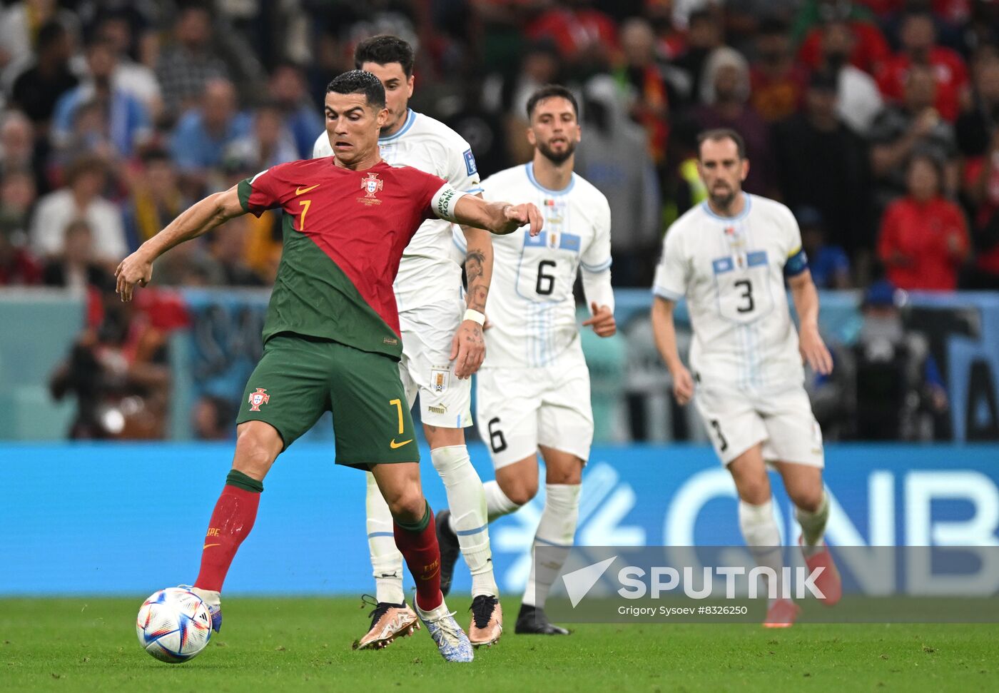 Qatar Soccer World Cup Portugal - Uruguay