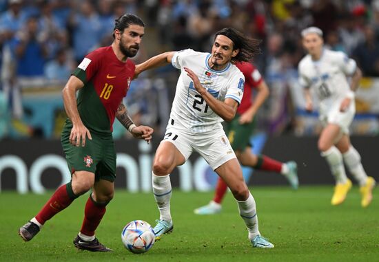 Qatar Soccer World Cup Portugal - Uruguay