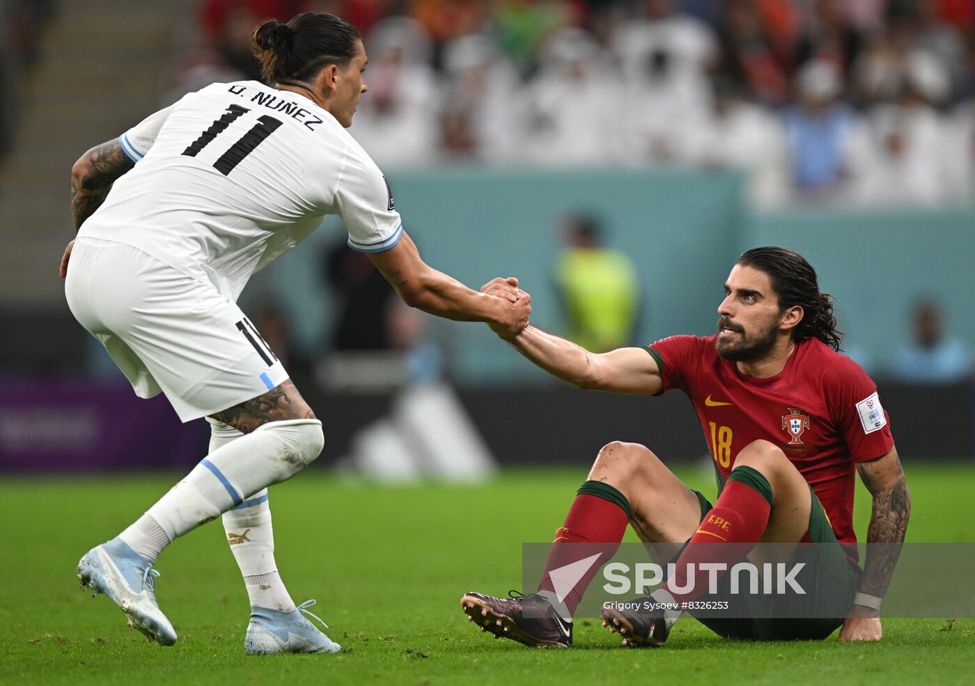 Qatar Soccer World Cup Portugal - Uruguay