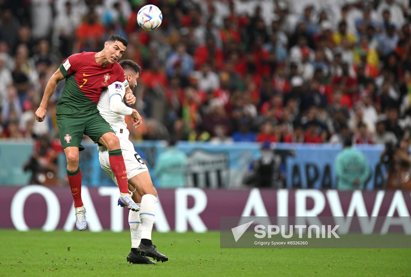 Qatar Soccer World Cup Portugal - Uruguay