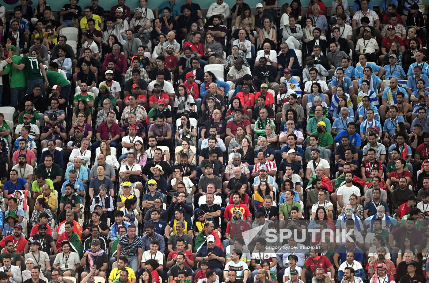 Qatar Soccer World Cup Portugal - Uruguay