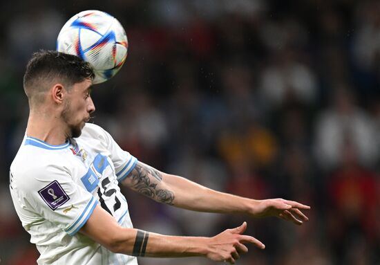 Qatar Soccer World Cup Portugal - Uruguay