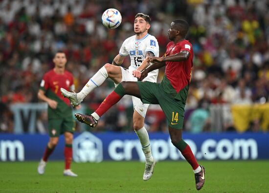 Qatar Soccer World Cup Portugal - Uruguay