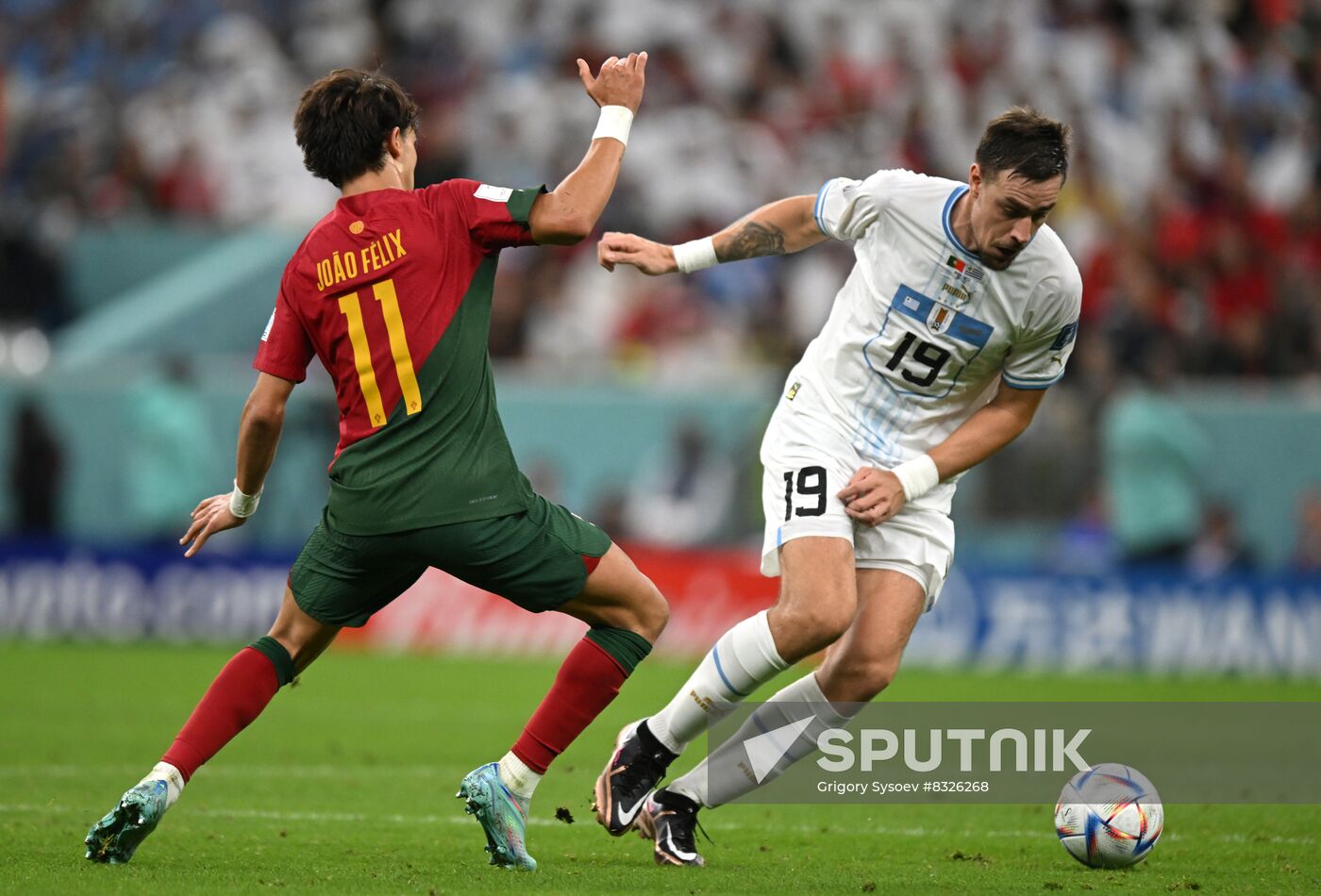 Qatar Soccer World Cup Portugal - Uruguay
