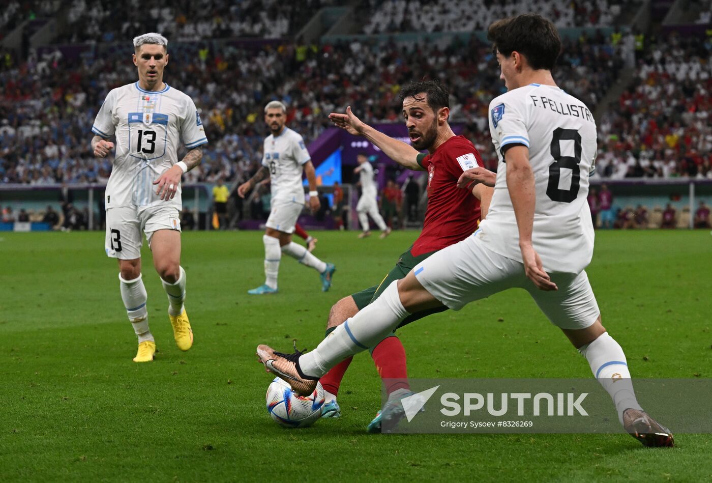 Qatar Soccer World Cup Portugal - Uruguay