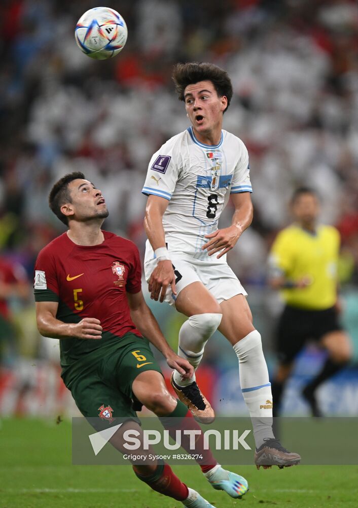 Qatar Soccer World Cup Portugal - Uruguay