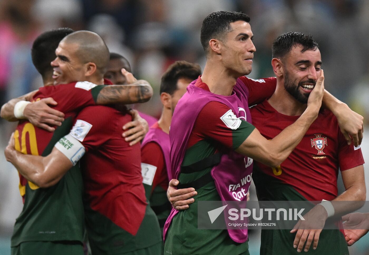 Qatar Soccer World Cup Portugal - Uruguay