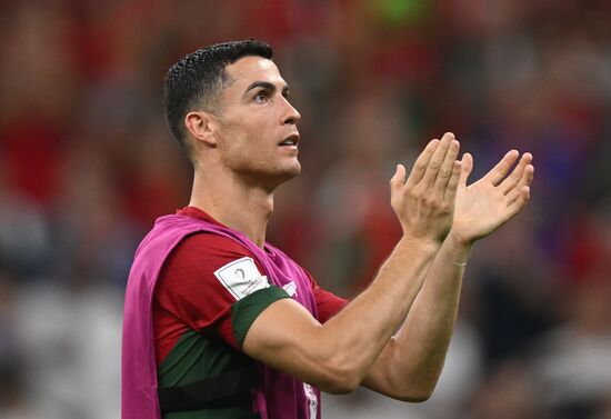 Qatar Soccer World Cup Portugal - Uruguay